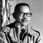 Larry Itliong, whose Agricultural Workers Organizing Committee began the Delano grape strike on September 8, 1965.