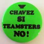 "Chavez Si! Teamsters No!" button courtesy of Valerie Hunken