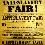 Anti-Slavery Fair Poster from 1849.