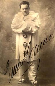 Enrico Caruso in his most famous role as Canio/Pagliaccio.