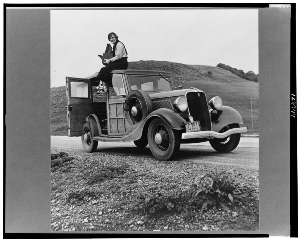 Farm Security Administration photographer Dorothea Lange.