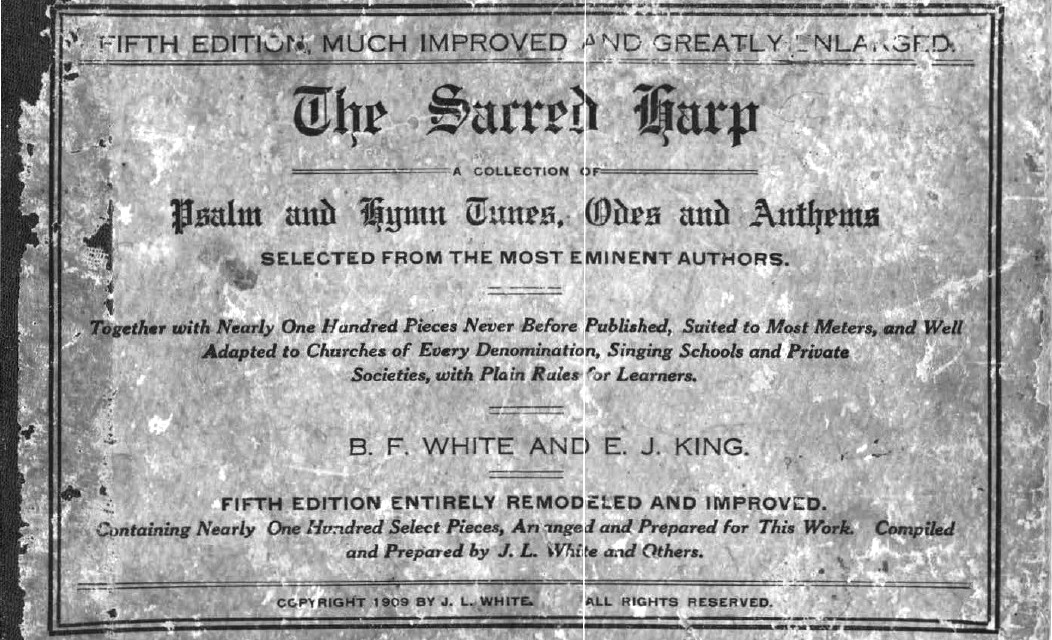 Sacred Harp, 5th Edition, Title Page