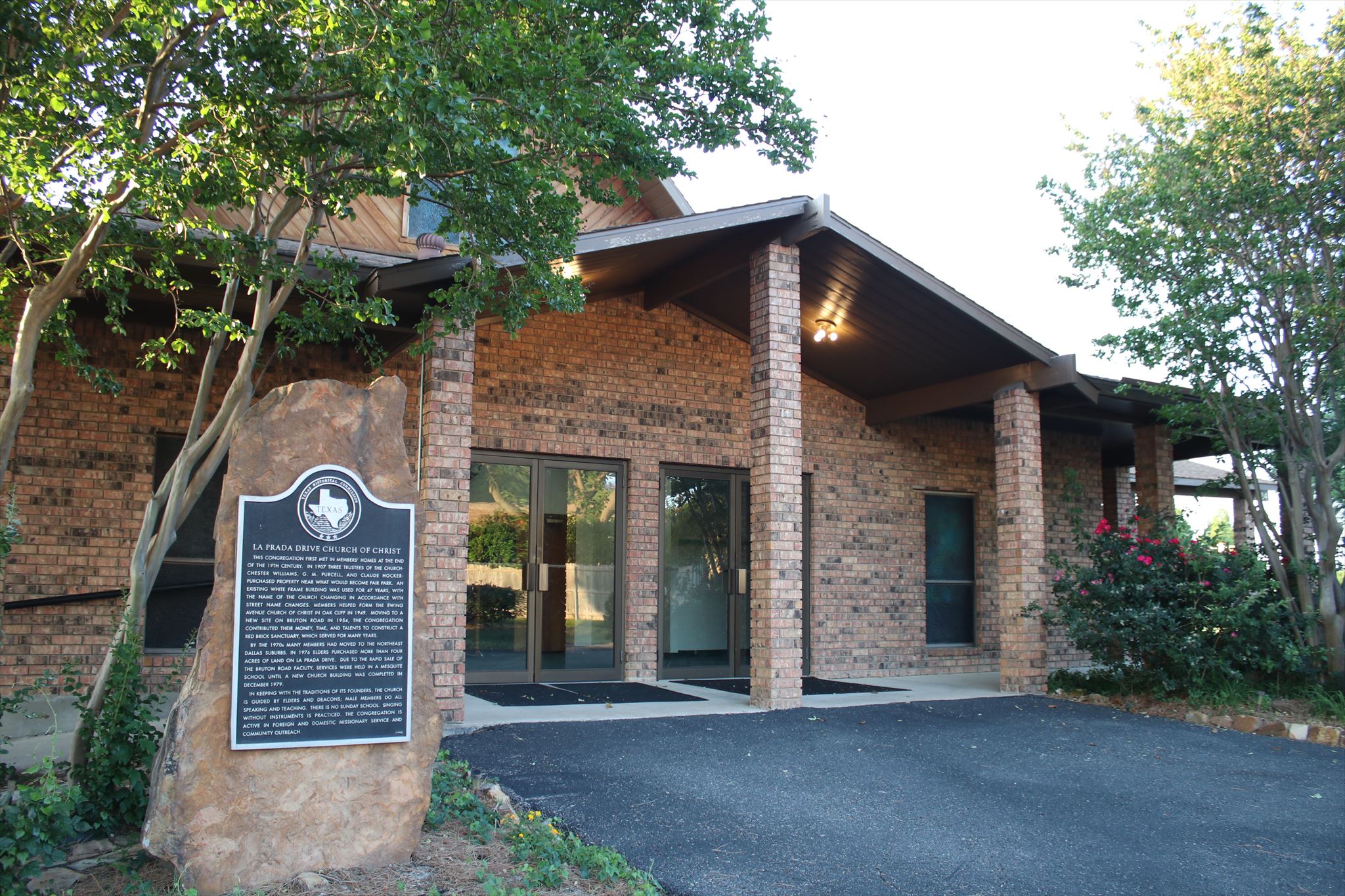 The church of my youth is now a historical landmark.